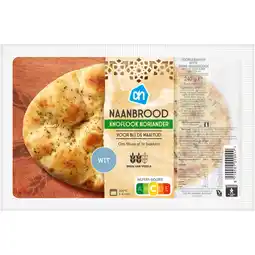 Albert Heijn AH Naanbrood knoflook koriander aanbieding