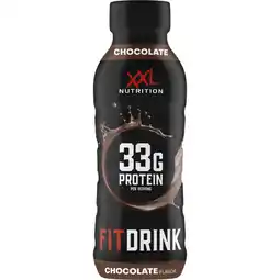 Albert Heijn XXL Nutrition Fitdrink chocolate flavour aanbieding