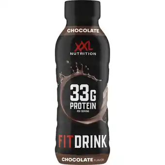 Albert Heijn XXL Nutrition Fitdrink chocolate flavour aanbieding