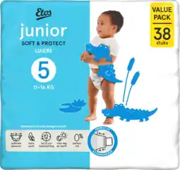 Albert Heijn Etos Junior soft & protect luiers maat 5 aanbieding