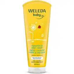 Albert Heijn Weleda Baby calendula haar- en bodyshampoo aanbieding
