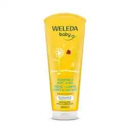Albert Heijn Weleda Baby calendula haar- en bodyshampoo aanbieding