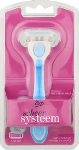 Albert Heijn Etos Dames scheerapparaat 5-blads aanbieding