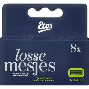 Albert Heijn Etos Man 6-blads navul scheermesjes aanbieding