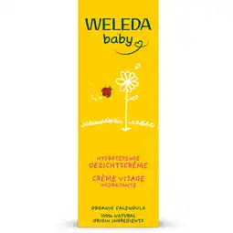 Albert Heijn Weleda Baby calendula gezichtscrème aanbieding