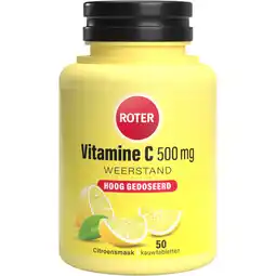 Albert Heijn Roter Vitamine C 500 mg kauwtabletten citroen aanbieding