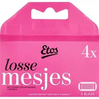 Albert Heijn Etos Dames scheermesjes navulling 5-blads aanbieding