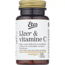 Albert Heijn Etos IJzer en vitamine C aanbieding