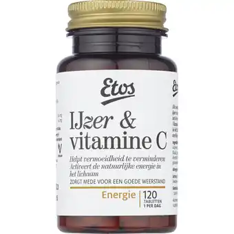Albert Heijn Etos IJzer en vitamine C aanbieding
