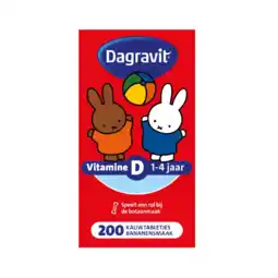 Albert Heijn Dagravit Kids vitamine D tabletten aanbieding