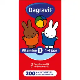 Albert Heijn Dagravit Kids vitamine D tabletten aanbieding