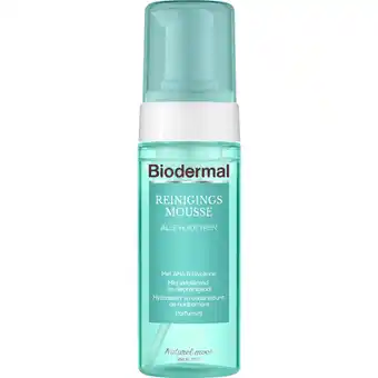Albert Heijn Biodermal Reinigingsmousse aanbieding