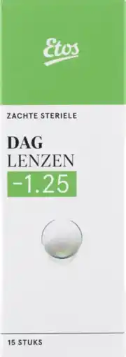 Albert Heijn Etos Daglenzen -1,25 aanbieding