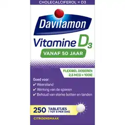 Albert Heijn Davitamon Vitamine D 50+ aanbieding