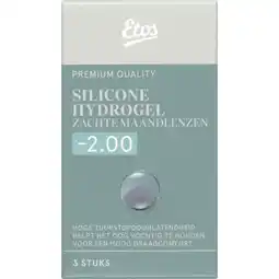 Albert Heijn Etos Silicone zachte maandlenzen -2.00 aanbieding