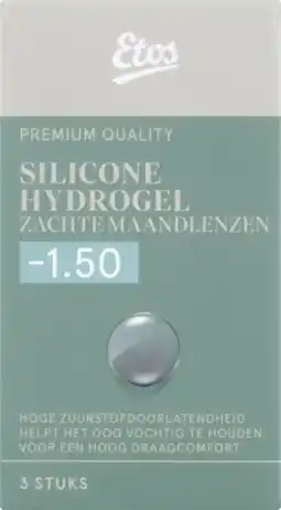 Albert Heijn Etos Silicone zachte maandlenzen -1.50 aanbieding