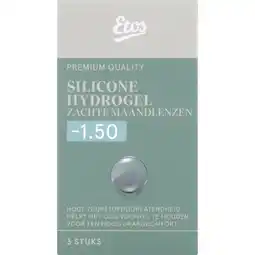 Albert Heijn Etos Silicone zachte maandlenzen -1.50 aanbieding