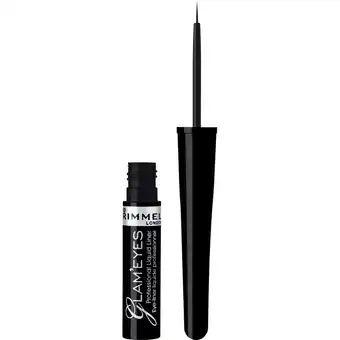 Albert Heijn Rimmel London Glam'eyes professional eyeliner black aanbieding