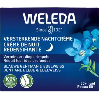 Albert Heijn Weleda Blauwe gentiaan & edelweiss nachtcreme aanbieding