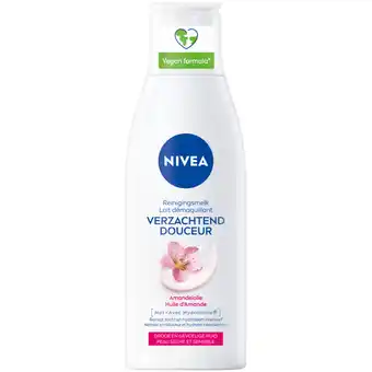 Albert Heijn NIVEA Verzachtende reinigingsmelk amandelolie aanbieding