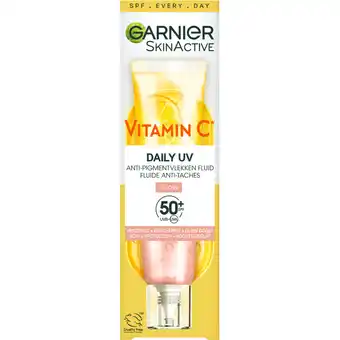 Albert Heijn Garnier SkinActive glowy fluid SPF50+ aanbieding