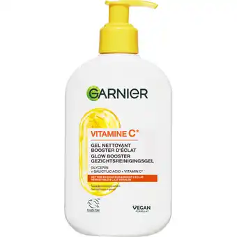 Albert Heijn Garnier SkinActive glow booster reinigingsgel aanbieding