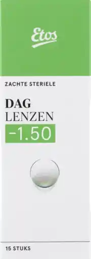 Albert Heijn Etos Daglenzen -1,50 aanbieding