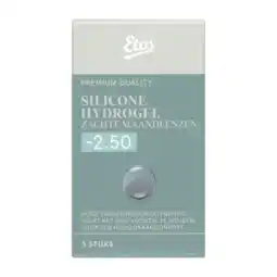 Albert Heijn Etos Silicone zachte maandlenzen -2.50 aanbieding