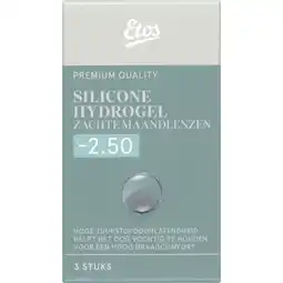 Albert Heijn Etos Silicone zachte maandlenzen -2.50 aanbieding