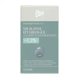 Albert Heijn Etos Silicone zachte maandlenzen -1.75 aanbieding