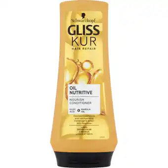 Albert Heijn Gliss Kur Conditioner oil nutritive aanbieding