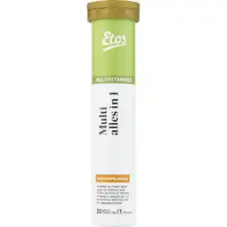 Albert Heijn Etos Multivitamine alles-in-1 bruis sinaasap aanbieding