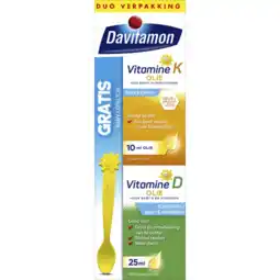 Albert Heijn Davitamon Baby eerste vitamines D + K aanbieding