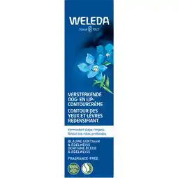 Albert Heijn Weleda Blauwe gentiaan oog-en lipcountourcreme aanbieding