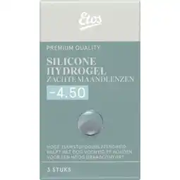 Albert Heijn Etos Silicone zachte maandlenzen -4.50 aanbieding