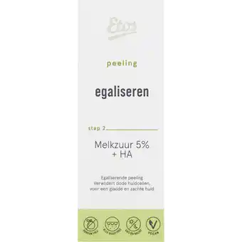 Albert Heijn Etos Melkzuur 5% + HApeeling exfoliant aanbieding