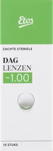 Albert Heijn Etos Daglenzen -1,00 aanbieding