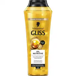Albert Heijn Gliss Kur Oil nutritive shampoo aanbieding