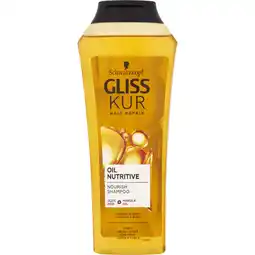 Albert Heijn Gliss Kur Oil nutritive shampoo aanbieding