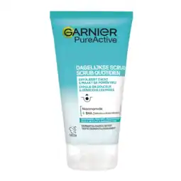 Albert Heijn Garnier Pure active dagelijkse scrub aanbieding