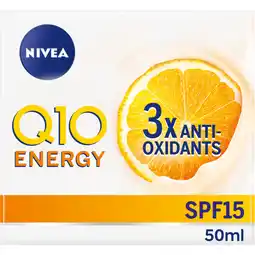 Albert Heijn NIVEA Q10 plus C energy dagcrème SPF 15 aanbieding