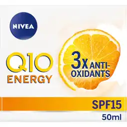 Albert Heijn NIVEA Q10 plus C energy dagcrème SPF 15 aanbieding