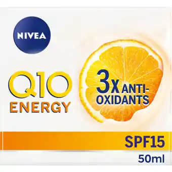 Albert Heijn NIVEA Q10 plus C energy dagcrème SPF 15 aanbieding
