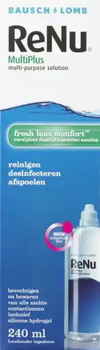 Albert Heijn Bausch & Lomb ReNu multi plus fresh lens comfort aanbieding