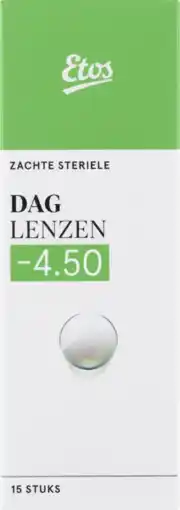 Albert Heijn Etos Daglenzen -4,50 aanbieding