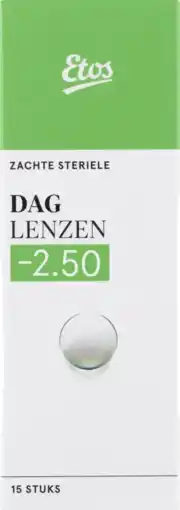 Albert Heijn Etos Daglenzen -2,50 aanbieding