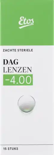 Albert Heijn Etos Daglenzen -4,00 aanbieding