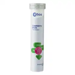 Albert Heijn Etos Cranberry krachtig bruis aanbieding