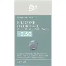 Albert Heijn Etos Silicone zachte maandlenzen -3.50 aanbieding