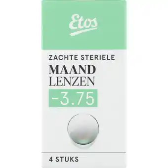 Albert Heijn Etos Zachte maandlenzen -3.75 aanbieding